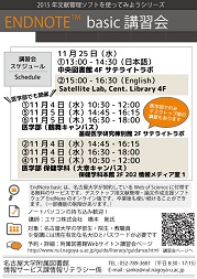 ENDNOTE basic講習会2015