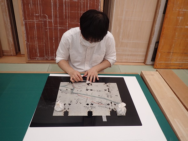 修理工程の様子
